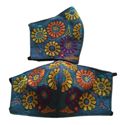 Custom Embroidery Masker Cotton