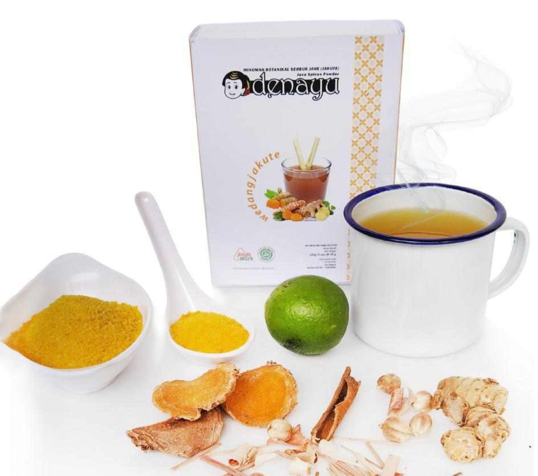 Jakute Powder Botanical Drink (Ginger Turmeric Temulawak)