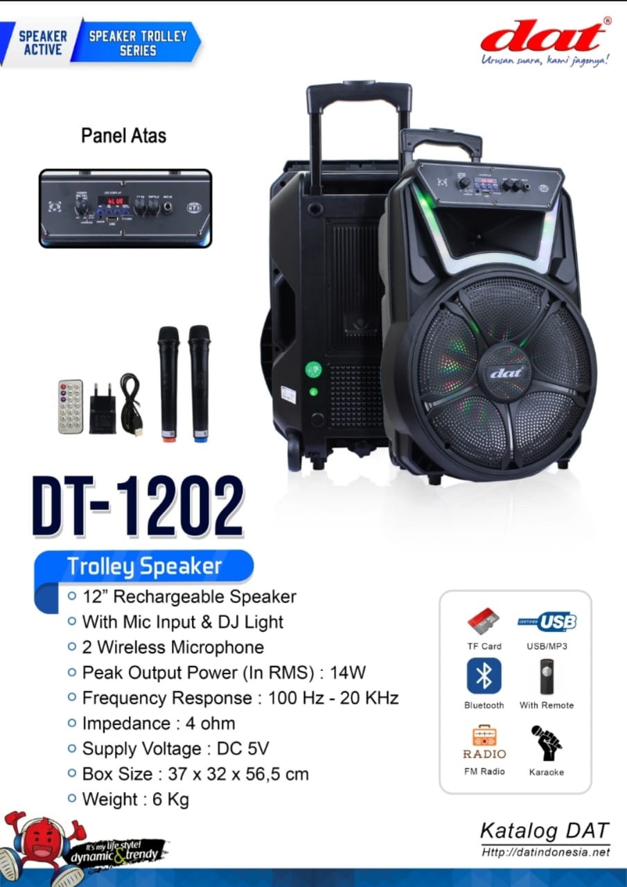 Speaker Trolley Brand DAT Type DT-1202