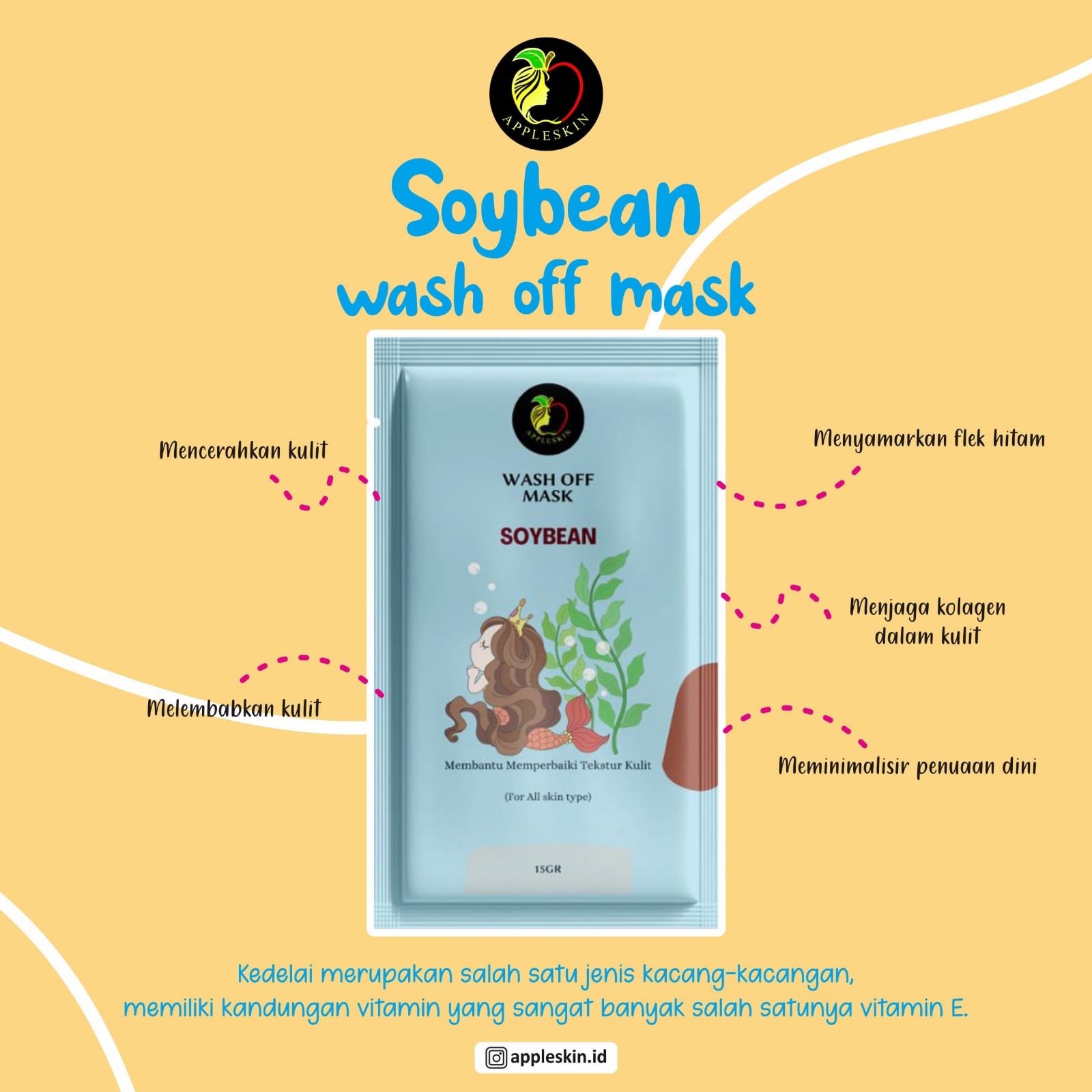 Masker Natural Soybean