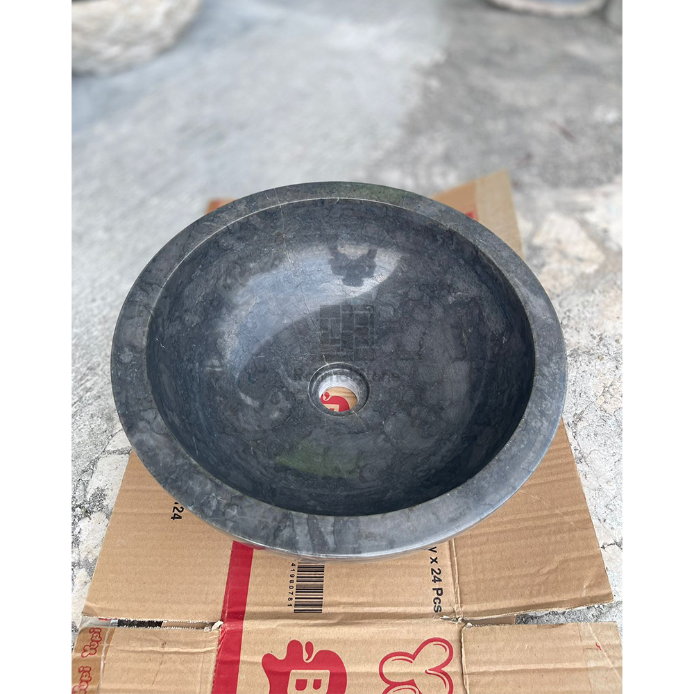 Wash Basin Marble Gray Bowl