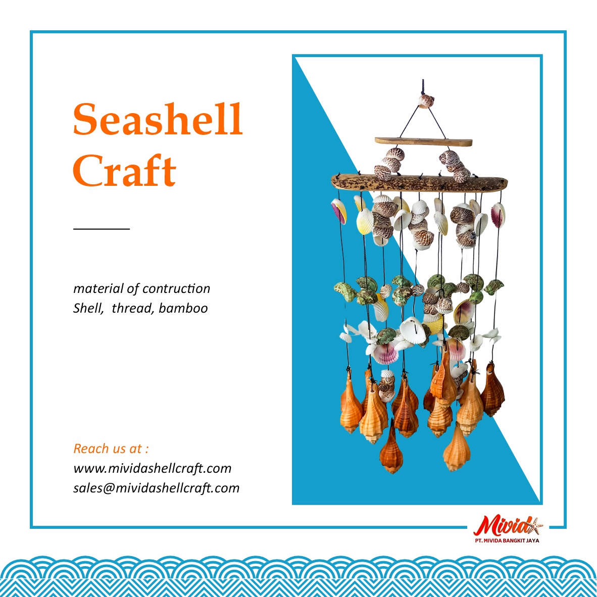 wind chime craft seashell